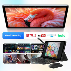2k tablette 11 pouces, 36gb ram+512gb rom (2tb tf), android 15, 4g sim lte+5g wifi, octa-core, 2000 * 1200, 9580mah, 13mp+8mp, w