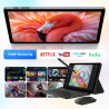 2k tablette 11 pouces, 36gb ram+512gb rom (2tb tf), android 15, 4g sim lte+5g wifi, octa-core, 2000 * 1200, 9580mah, 13mp+8mp, w