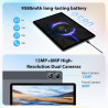 2k tablette 11 pouces, 36gb ram+512gb rom (2tb tf), android 15, 4g sim lte+5g wifi, octa-core, 2000 * 1200, 9580mah, 13mp+8mp, w