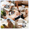 2K Android 15 Tablette, 36GB RAM+512GB ROM (2TB TF), 4G LTE+5G WiFi, Tablet 10,6 Pouces, Octa-Core, 2000 * 1200FHD, 8000mAh, 13M