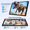 2K Android 15 Tablette, 36GB RAM+512GB ROM (2TB TF), 4G LTE+5G WiFi, Tablet 10,6 Pouces, Octa-Core, 2000 * 1200FHD, 8000mAh, 13M