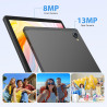 2K Android 15 Tablette, 36GB RAM+512GB ROM (2TB TF), 4G LTE+5G WiFi, Tablet 10,6 Pouces, Octa-Core, 2000 * 1200FHD, 8000mAh, 13M