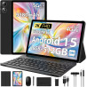2k tablette 11 pouces, 36gb ram+512gb rom (2tb tf), android 15, 4g sim lte+5g wifi, octa-core, 2000 * 1200, 9580mah, 13mp+8mp, w