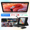 2k tablette 11 pouces, 36gb ram+512gb rom (2tb tf), android 15, 4g sim lte+5g wifi, octa-core, 2000 * 1200, 9580mah, 13mp+8mp, w