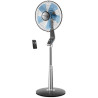 Rowenta VU5670F0 Ventilateur sur Pied Turbo avec Télécommande Silence Extrême 40 cm Silencieux Minuterie Oscillation 5 Vitesses 