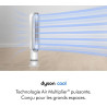 Dyson Cool™ Ventilateur AM07 sans pales et puissant, avec technologie Air Multiplier™ (Blanc/Argent)