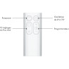 Dyson Cool™ Ventilateur AM07 sans pales et puissant, avec technologie Air Multiplier™ (Blanc/Argent)