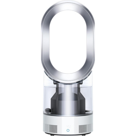 Dyson AM10 Humidificateur et ventilateur, brume froide ultra-fine, contrôle automatique de l’humidité, Blanc/Argent