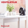 Honeywell ventilateur TurboForce Power (fonctionnement silencieux pour rafraîchissement, inclinaison variable à 90°, 3 vitesses,