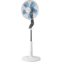 Rowenta Turbo Silence Ventilateur pied 40 cm, Puissant, Flux d’air 72 m3/min, 45 dB(A), Oscillation automatique, Orientation rég