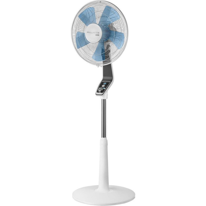 Rowenta Turbo Silence Ventilateur pied 40 cm, Puissant, Flux d’air 72 m3/min, 45 dB(A), Oscillation automatique, Orientation rég