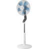 Rowenta Turbo Silence Ventilateur pied 40 cm, Puissant, Flux d’air 72 m3/min, 45 dB(A), Oscillation automatique, Orientation rég