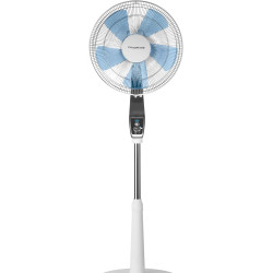 Rowenta Turbo Silence Ventilateur pied 40 cm, Puissant, Flux d’air 72 m3/min, 45 dB(A), Oscillation automatique, Orientation rég