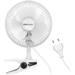 Pro Breeze Mini Ventilateur à Pince - 2 Vitesses, 15 cm - Ventilateur de Table avec Clip, Petit, Portable, Silencieux, Rotation 