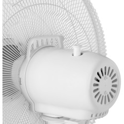 Orbegozo Sf 0147 - Ventilateur sur pied oscillant, 3 niveaux de ventilation, pales de 40 cm, hauteur réglable, 50 W, blanc