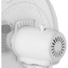 Orbegozo Sf 0147 - Ventilateur sur pied oscillant, 3 niveaux de ventilation, pales de 40 cm, hauteur réglable, 50 W, blanc