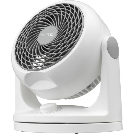 Iris Ohyama, Ventilateur Silencieux de Bureau avec Oscillation - Woozoo - HD18, Plastique, Blanc, 34 W, 23 m², 29 x 19 x 31 cm 5