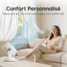 Iris Ohyama, Ventilateur Silencieux de Bureau avec Oscillation - Woozoo - HD18, Plastique, Blanc, 34 W, 23 m², 29 x 19 x 31 cm 5