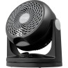 Iris Ohyama Ventilateur Silencieux de Bureau avec Oscillation - Woozoo - HD18, Plastique, Noir, 34 W, 23m², 29 x 19 x 31 cm 5303