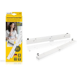 Schellenberg 46601 Lot de 2 ventilateurs de fenêtre universels pour battant de fenêtre Blanc