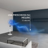Rowenta Turbo Silence, Ventilateur sur pied, Silencieux, Puissant, Design durable, Écoénergétique, Timer 12h VU5650F0, Blanc (Lo