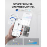 DREO 20 dB Smart Ventilateur Silencieux sur Pied, Oscillation à 120° + 120°, Ventilateurs Puissants avec Télécommande, Portée de