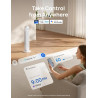 DREO Ventilateur tour intelligent avec fonction WiFi, ventilateur silencieux avec contrôle vocal et télécommande, oscillation à 