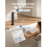 Dreo Ventilateur tour intelligent avec fonction WiFi, ventilateur silencieux avec contrôle vocal et télécommande, oscillation à 