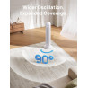 Dreo ventilateur colonne silencieux, Vitesse 7,6 m/s - Oscillant à 90° ventilateurs tour pour chambre, 92 cm de haut, Télécomman
