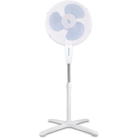 BEPER P206VEN103 Ventilateur sur pied 3 pales, hauteur réglable jusqu'à 125 cm, 3 vitesses, oscillation automatique, montage fac