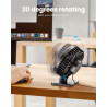 Gaiatop Ventilateur de bureau USB, petit mais puissant, personnel, portable, silencieux, 3 vitesses, mini ventilateur de bureau 