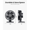 Gaiatop Ventilateur de bureau USB, petit mais puissant, personnel, portable, silencieux, 3 vitesses, mini ventilateur de bureau 