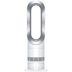 Dyson Hot+Cool Jet Focus Chauffage et ventilateur AM09 – 2-en-1 : chauffe et refroidit avec flux d’air puissant (Blanc/Argent)