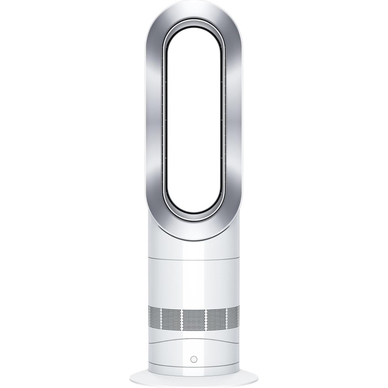Dyson Hot+Cool Jet Focus Chauffage et ventilateur AM09 – 2-en-1 : chauffe et refroidit avec flux d’air puissant (Blanc/Argent)