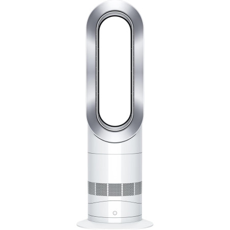 Dyson Hot+Cool Jet Focus Chauffage et ventilateur AM09 – 2-en-1 : chauffe et refroidit avec flux d’air puissant (Blanc/Argent)