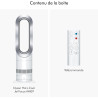 Dyson Hot+Cool Jet Focus Chauffage et ventilateur AM09 – 2-en-1 : chauffe et refroidit avec flux d’air puissant (Blanc/Argent)