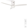 CREATE / WINDCALM M/Ventilateur de plafond ABS avec lumière et télécommande blanc / 40W, Silencieux, Ø132 cm, 6 vitesses, minute