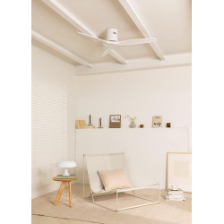 CREATE / WINDCALM M/Ventilateur de plafond ABS avec télécommande blanc / 40W, Silencieux, Ø132 cm, 6 vitesses, minuterie, été-hi