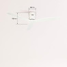 CREATE / WINDCALM M/Ventilateur de plafond ABS avec télécommande blanc / 40W, Silencieux, Ø132 cm, 6 vitesses, minuterie, été-hi