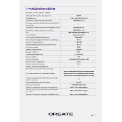 CREATE / WINDCALM M/Ventilateur de plafond ABS avec télécommande blanc / 40W, Silencieux, Ø132 cm, 6 vitesses, minuterie, été-hi