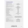CREATE / WINDCALM M/Ventilateur de plafond ABS avec télécommande blanc / 40W, Silencieux, Ø132 cm, 6 vitesses, minuterie, été-hi