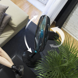 Cecotec EnergySilence 510 Ventilateur sur Pied 40 W, 5 pales de 40 cm de diamètre, oscillant, 3 Vitesses, Hauteur réglable 110-1