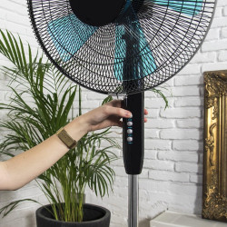 Cecotec EnergySilence 510 Ventilateur sur Pied 40 W, 5 pales de 40 cm de diamètre, oscillant, 3 Vitesses, Hauteur réglable 110-1