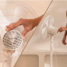 Cecotec Ventilateur de Sol et de Bureau EnergySilence 535 2In1, Puissance 40 W, Diamètre 16", 5 Pales, Hauteur Réglable Jusqu'à 