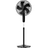 Cecotec - ventilateur sur pied energysilence 515 maxflow noir - 45 w, diamètre 30 cm, 5 pales, 3 vitesses, minuterie jusqu’à 1 h