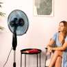 Cecotec Ventilateur sur Pied EnergySilence 560 Max Smart, 45 W, Diamètre 30 cm, 5 Pales, Contrôle Facile et Tactile, 3 Vitesses 
