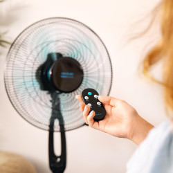 Cecotec Ventilateur sur Pied EnergySilence 560 Max Smart, 45 W, Diamètre 30 cm, 5 Pales, Contrôle Facile et Tactile, 3 Vitesses 