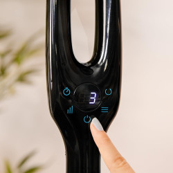 Cecotec Ventilateur sur Pied EnergySilence 560 Max Smart, 45 W, Diamètre 30 cm, 5 Pales, Contrôle Facile et Tactile, 3 Vitesses 