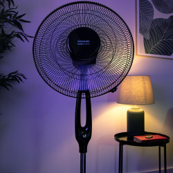 Cecotec Ventilateur sur Pied EnergySilence 560 Max Smart, 45 W, Diamètre 30 cm, 5 Pales, Contrôle Facile et Tactile, 3 Vitesses 