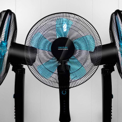 Cecotec ventilateur sur pied energysilence 520 power noir. puissance de 50 w, 16 pouces du ventilateur, minuterie programmable, 